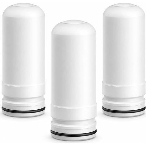unidades, purificador de agua para grifo de cocina, filtro de agua para grifo con cartucho cerámico y carbón activado, 43 × 100 mm (1/5)