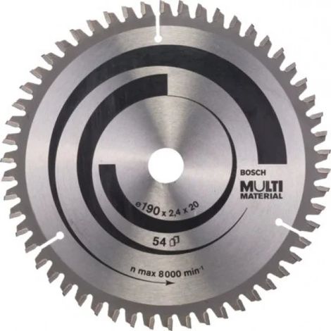 Bosch Standard for Multi Material Lama per sega circolare 190x20 mm multimateriale
