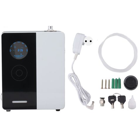 Diffuseur d'huiles essentielles électrique mural 200ml, compatible WiFi, pour bureau, prise UE 100-240V, noir (1/5)