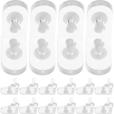 Unomor Lot de 20 équerres en L pour boîtes en acrylique (1/5)