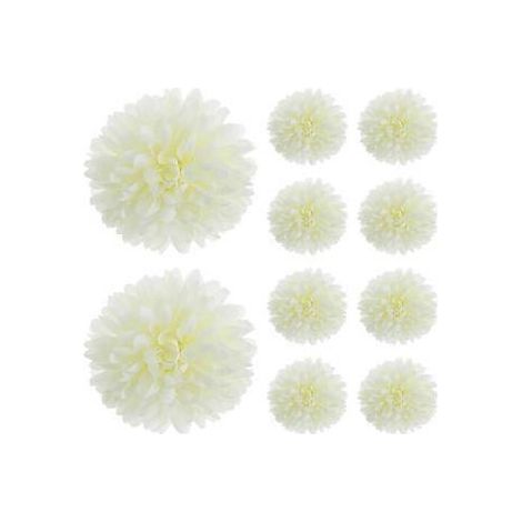 50 chrysanthèmes artificiels décoratifs pour fêtes et mariages. (1/2)