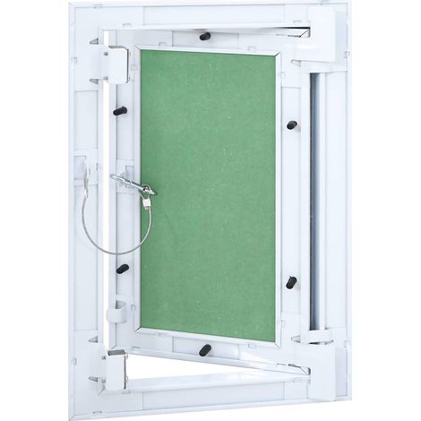 Trappe de visite Blanc 25 x 35 cm Aluminium et Plâtre CFW989756 (1/5)