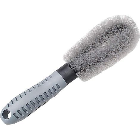 Brosse de nettoyage pour roues de voiture et moto en nylon doux anti-rayures (1/5)