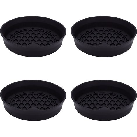 Porte-gobelet voiture silicone, 4 pièces, dessous verre antidérapants, tapis intérieur véhicule (1/5)