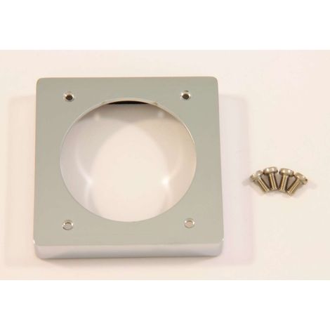 IS Distanzrahmen Archimodule 10mm für 1er Rosette Chrom (1/2)