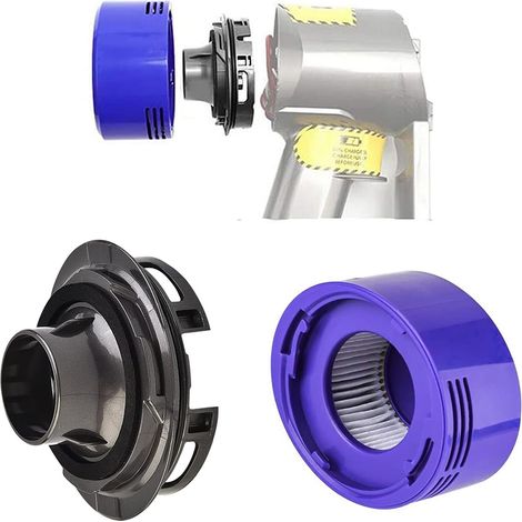 Couvercle arrière du moteur et kit de filtre arrière pour Dyson V7 V8 accessoires d'aspirateur , pour kit de conversion de filtre Hepa (1/5)