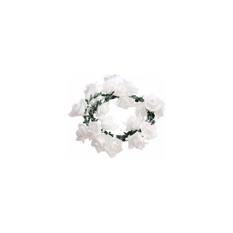 EASYCOMFORT Guirlande Lumineuse Feuille Verte Rose 3m LED Blanc Chaud, Décorations pour Fête d'Anniversaire, Mariage, Vacances - Alimentée par Batterie (1/5)