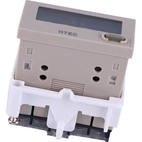 Compteur électrique numérique totalisateur H7EC N sans tension d'entrée avec écran LCD 8 chiffres