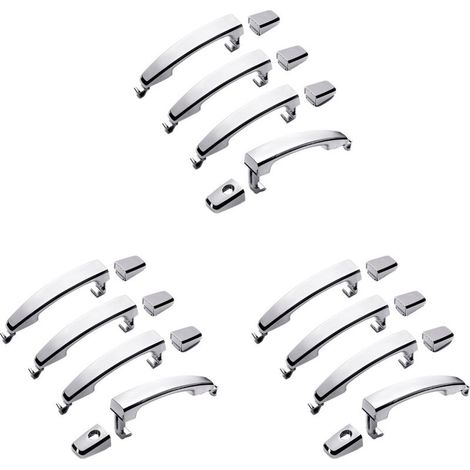 Kit de 12 poignées de porte en ABS pour Chevrolet Captiva Sport/Aveo/Saturn Vue (1/5)