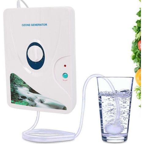 Generador de ozono profesional de 600 mg/h, purificador de aire de ozono desodorante esterilizador de agua con temporizador para humo, olores de mascotas, olores de cocina, limpieza de frutas