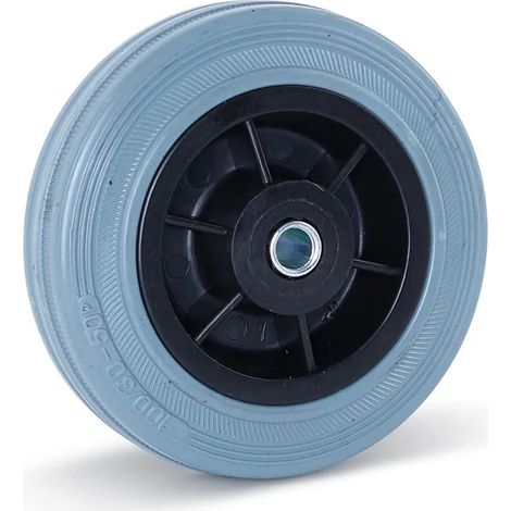 Roue libre - MESO - Caoutchouc gris - 100mm - Sans trace - 75kg