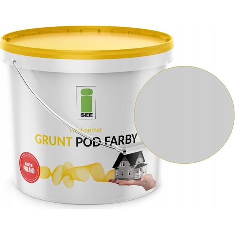 Apprêt silicone pour peinture de façade gris argenté, teinte grise, 10 L (1/5)