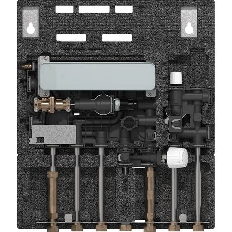 Danfoss Station d'appartement EvoFlat 4,0 F3 Entrée d'angle pour radiateur, 10 bar, 95C, 183B1502