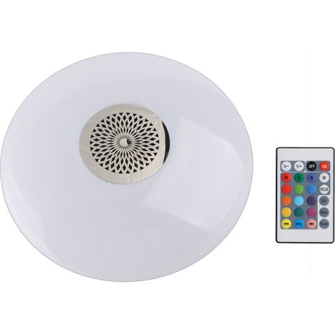 30W E27 RGBW Ampoule LED avec Télécommande et Enceinte Bluetooth Lecteur de Musique AC85-260V (1/5)