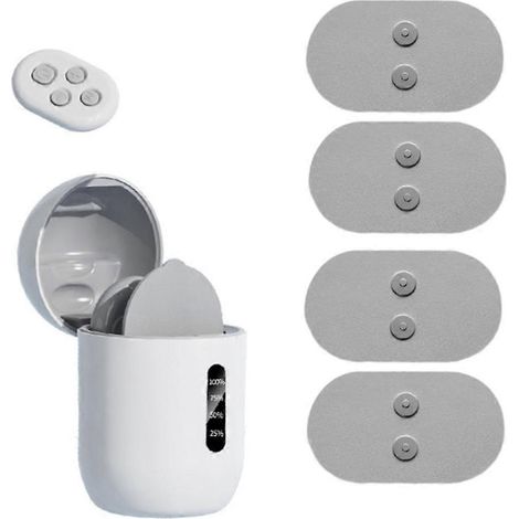 Tragbares, intelligentes Massagepflaster für Nacken und Schultern. Multifunktionales Massagegerät mit 16 Intensitätsstufen zur Muskelentspannung. (1/5)