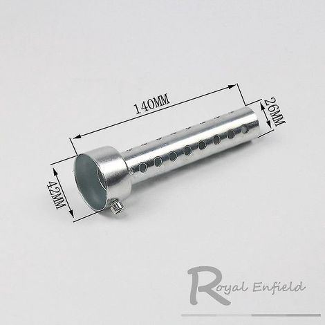 Silencieux d'échappement universel pour moto, 35 mm, 42 mm, 45 mm, 48 mm, 60 mm, en acier inoxydable, 42 x 140 mm (1/4)