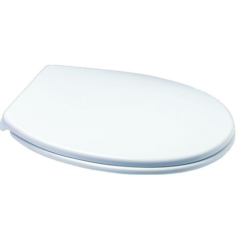 Abattant adulte pour WC – Polypropylène blanc – Fixation à écrou rapide – Design universel et hygiénique – Dubourgel