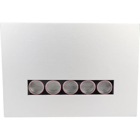 Boîte de rangement pour accessoires de nail art, petite boîte en aluminium avec fenêtre, emballage portable, boîte en carton rigide, emballage extérieur or rose et argent, 35 compartiments par ensembl (1/5)