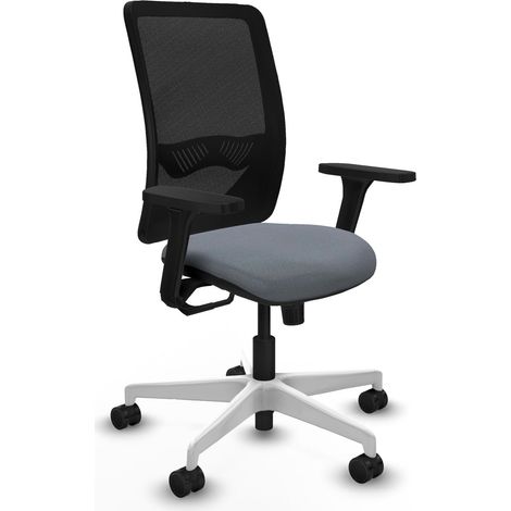Chaise de bureau piqueras y crespo Zulema noir mousse épaisse (1/2)