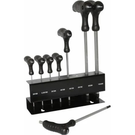Inbusschlüssel p2r allen key set t + ball head 30 Grad 8 Stück