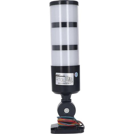 Signalturm-Stapel-Warnleuchte, klappbar, gelb, rot, grün, 3-lagig blinkend für Maschinen