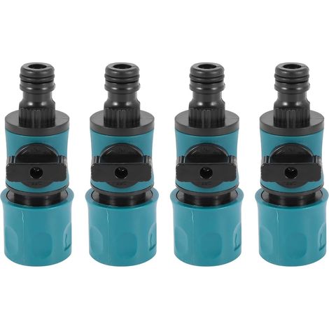 4X Valve En Plastique Avec Connecteur Agriculture Jardin Arrosage Prolonger Le Tuyau Raccords de Tuyaux D'Irrigation Adaptateur de Tuyau Commutateur (1/5)