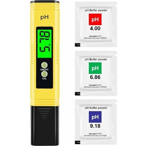 Misuratore di pH digitale, penna pH professionale, alta precisione 0,01 pH, intervallo di misurazione 0-14 pH, ideale per misurare il pH dell'acqua potabile domestica, piscine e acquari. (1/4)