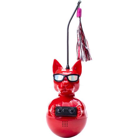 Puppe in Katzenkopfform – Haustierspielzeug – Bluetooth-fähiges Spielzeug – Tanzende Katze – Spielt Musik – Startet das Spielzeug (1/5)