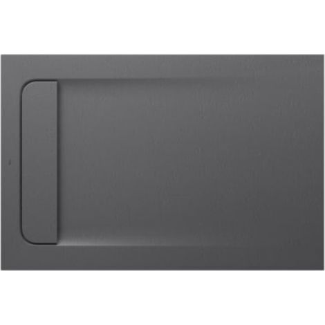Receveur de douche extra plat en Stonex® Aquos - 1000 x 700 mm - Gris Ardoise (1/3)