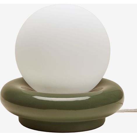 Lampada da tavolo in ceramica con sfera di cristallo Kryx SKLUM