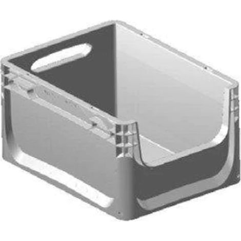 CONTENITORE INDUSTRIALE GRIGIO CHIARO 30X20X17 CM