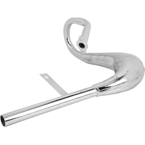 Pot d'échappement de moto 40 mm de diamètre en alliage d'aluminium, réduction du bruit, pour vélo électrique, avec joint silencieux argenté (1/5)