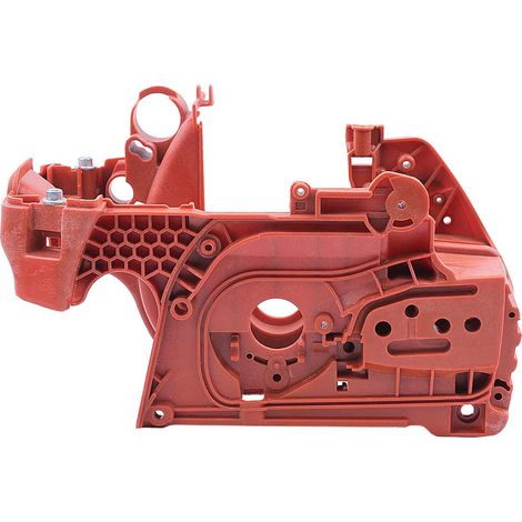 Carter moteur ensemble de carter pour HUSQVARNA 445 450 445E 450E tronçonneuse, pièces de rechange durables pour tronçonneuse remplacer 537438201, 537 43 82-01 pour améliorer votre tronçonneuse (1/5)
