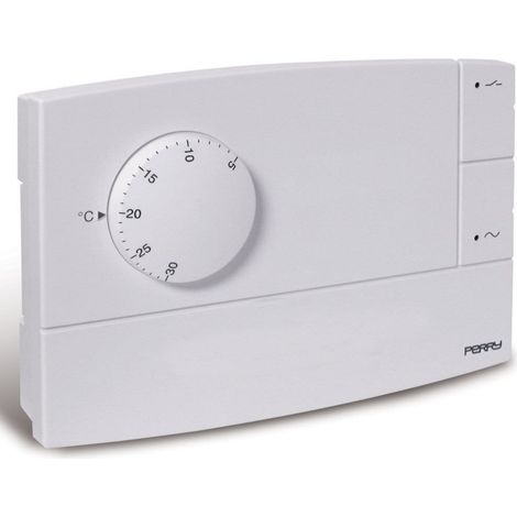 Termostato de pared Perry Zefiro Blanco (1/3)