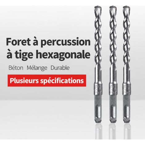 Foret Marteau Perforateur SDS Plus Béton Maçonnerie Alliage 10 x 160 mm Diamètre 10 mm Longueur 160 mm 1 kg – Livraison gratuite (1/5)