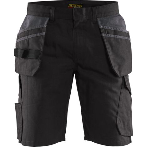 Short de travail avec poches flottantes 1494 - Noir/Gris foncé L - FR(46) - SE(C52) - Standards