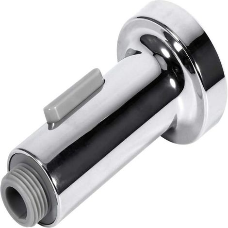 Buse Extractible pour Robinet de Cuisine 1/2 Pouce, Douchette Chromée, Remplacement Standard, Flexible Rétractable, Lot 1 Pièce