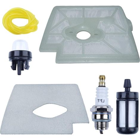 Kit filtre à air/carburant, pour Stihl Fs160 Fs180 Fs220 Fs220K Fr220 Fs280 Fs290 débroussailleuses, 4119 120 1600, 4119 141 0300 (1/5)