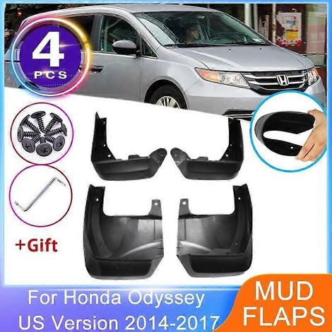 Schmutzfänger für Honda Odyssey MK4 2014–2017 (US-Version), neue Version, verbesserte Ausführung, vordere und hintere Schmutzfänger, Kotflügelschutz, Radlaufschutz, Autozubehör