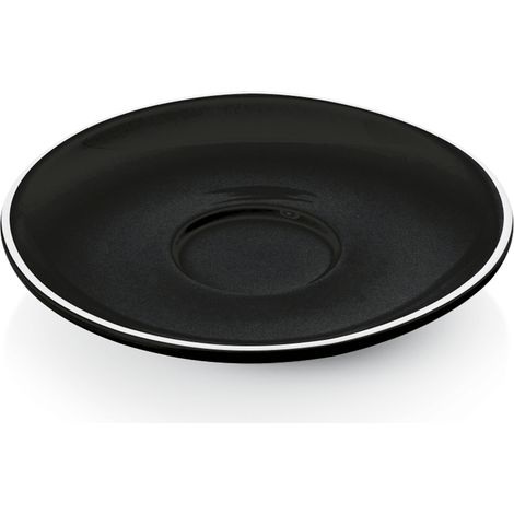 Soucoupe expresso noir bord blanc pour 4998009 ITALIA BLACK - Was Germany