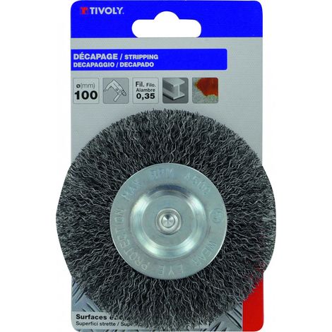 Spazzola per trapano circolare per metallo TIVOLY, Diam.100 mm Tivoly