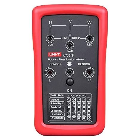 Unit UT261B Phasensequenzprüfer rot und grau
