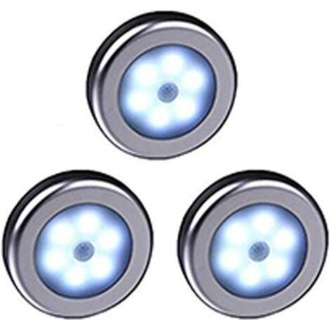 LED Motion Sensor Lamp 3 in 1 Wireless, for Closet, Stairs, Kitchen, Automatic Lighting (Pack of 3) (1/4)