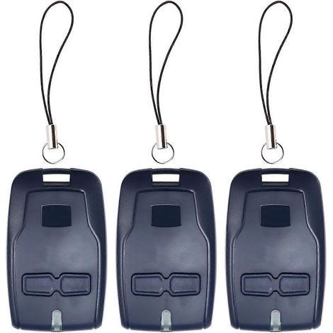 Lot de 3 télécommandes de porte de garage pour BFT Mitto B2 433,92 MHz, porte-clés électrique 2 canaux. (1/5)