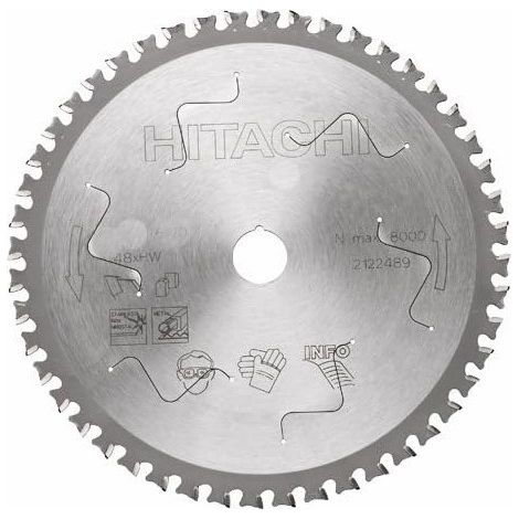 HIKOKI 752459 - Disco para sierra circular e ingletadora 235x2.4x1.8 mm eje 30 mm 64 dientes para aluminio