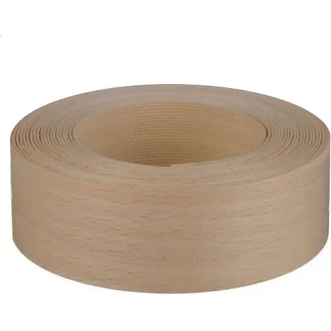 Bande de chant thermocollante en bois de hetre - 40mm x 20m - application facile et durable