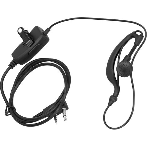 Écouteurs-talkies-walkies KHead à câble épais pour Baofeng UV5R BF666S BF777S BF888S (1/5)