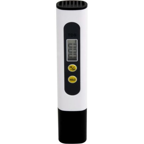 Tester di acqua e TDS Tester di Qualità dell'acqua Professionale per l'acqua Potabile, Piscina, Acquario e di Laboratorio - campo di Misura: 0-9990 PPM (1/5)