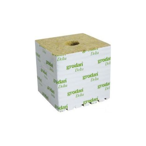 8 Cubes Laine de Roche - 7,5x7,5x6,5cm - Substrat Hydroponie - Pour Boutures et Semis - Culture Intérieure (1/2)