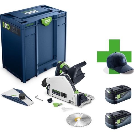 Festool Akku-Tauchsäge TSC 55 KEB-Basic 100Y 578223 + 2x Akkupack 18V 5,0 577660 (1/5)